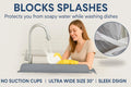 Kitchen Sink Splash Guard – Extra Wide Water Protection